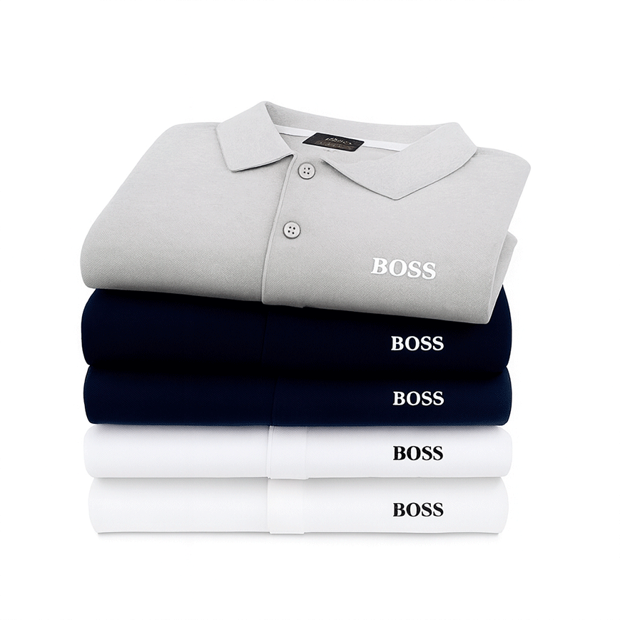 [BUY 3, GET 5] Premiere Polo Shirt Set – 5 Premium Polos