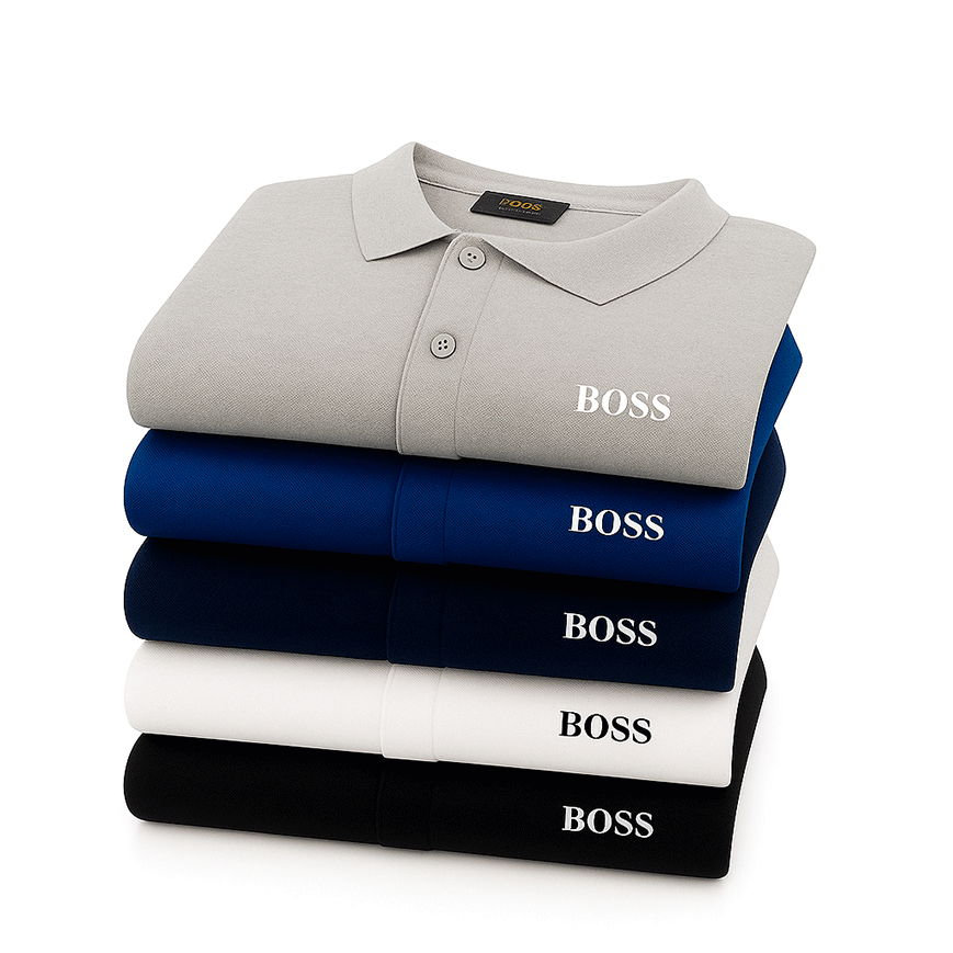 [BUY 3, GET 5] Premiere Polo Shirt Set – 5 Premium Polos