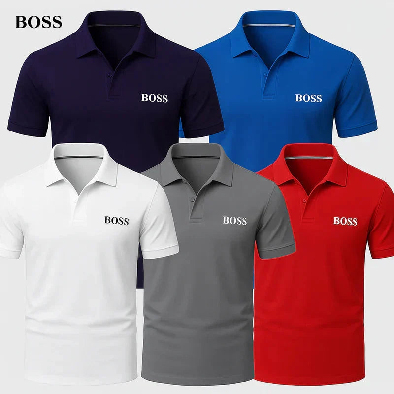 [BUY 3, GET 5] Premiere Polo Shirt Set – 5 Premium Polos