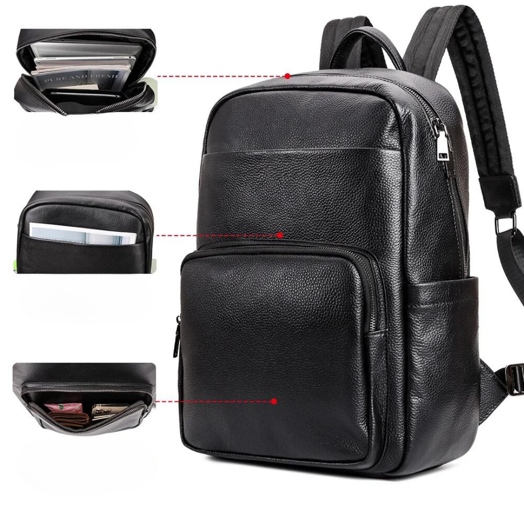 Santiago Leather Backpack